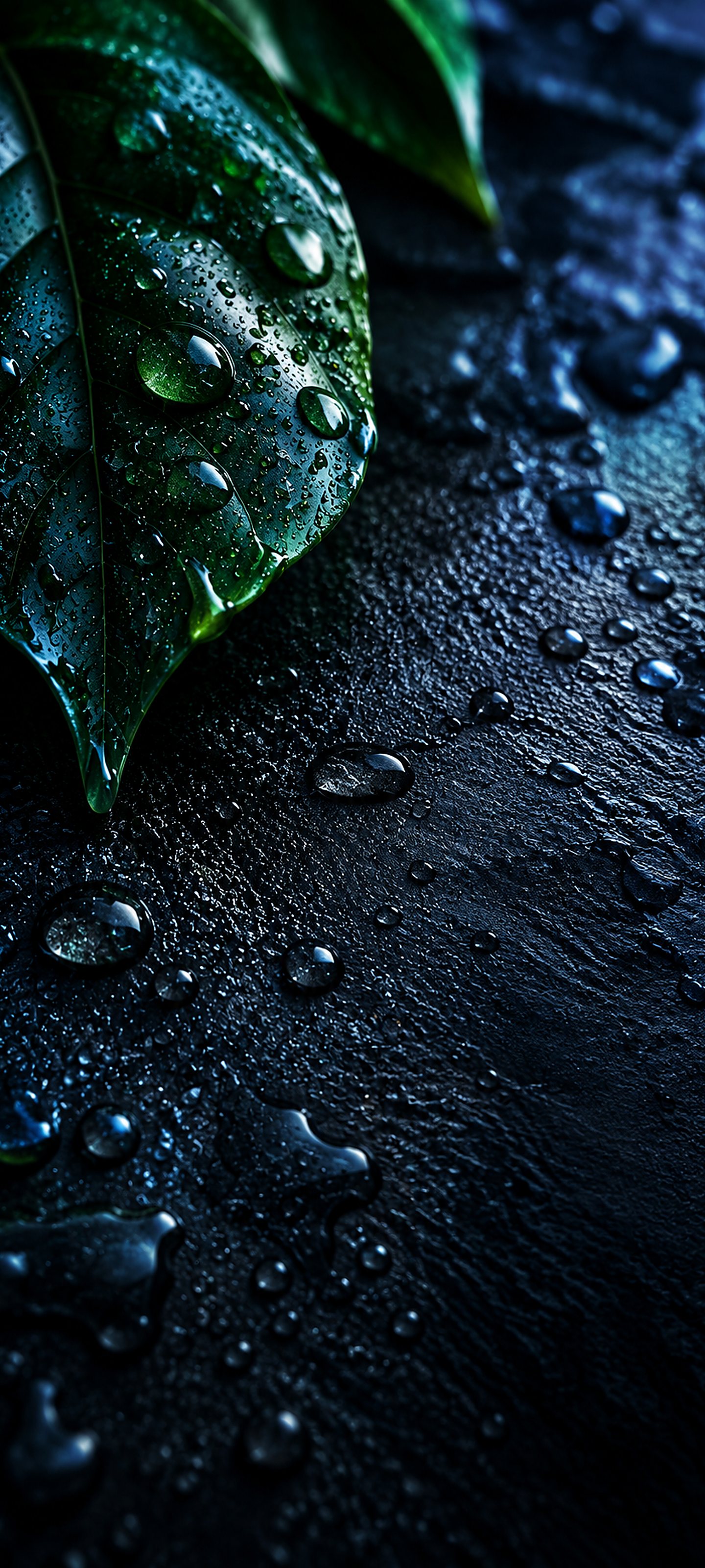 Rain on the Leaf